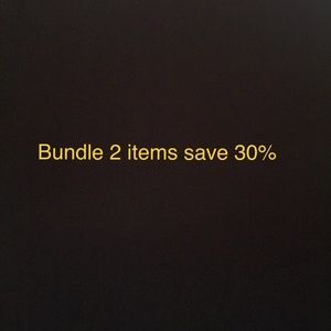 Bundle 2 or more items and receive 30% off